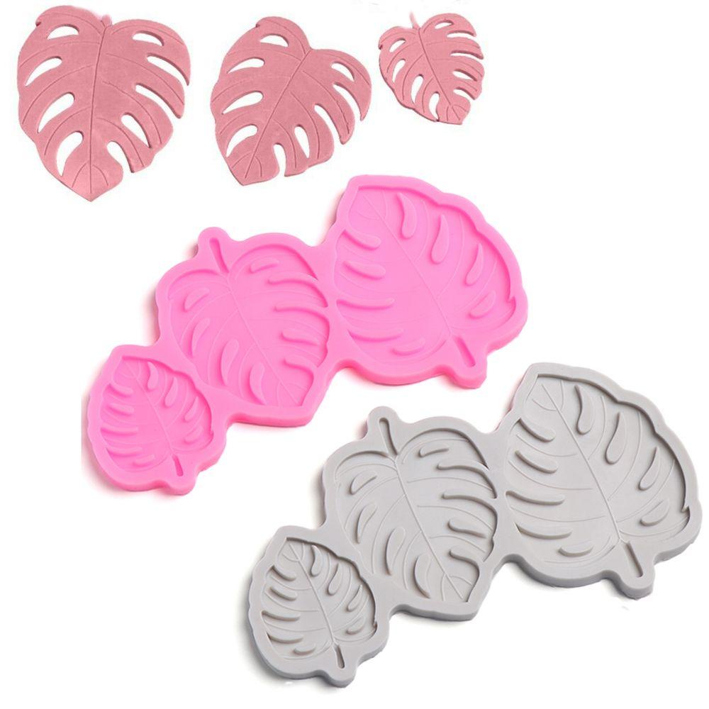 Khuôn Silicone Tạo Hình Làm Bánh Hình Lá Nhiệt Đới DIY