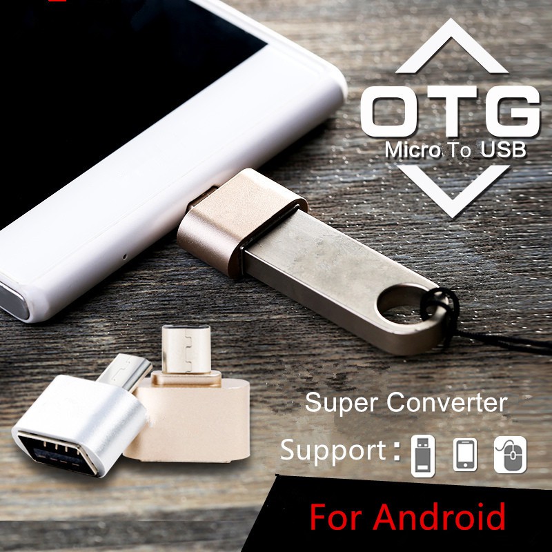 Đầu Chuyển Đổi OTG Micro USB sang USB Kết Nối Chuột, Bàn Phím Với Điện Thoại Android