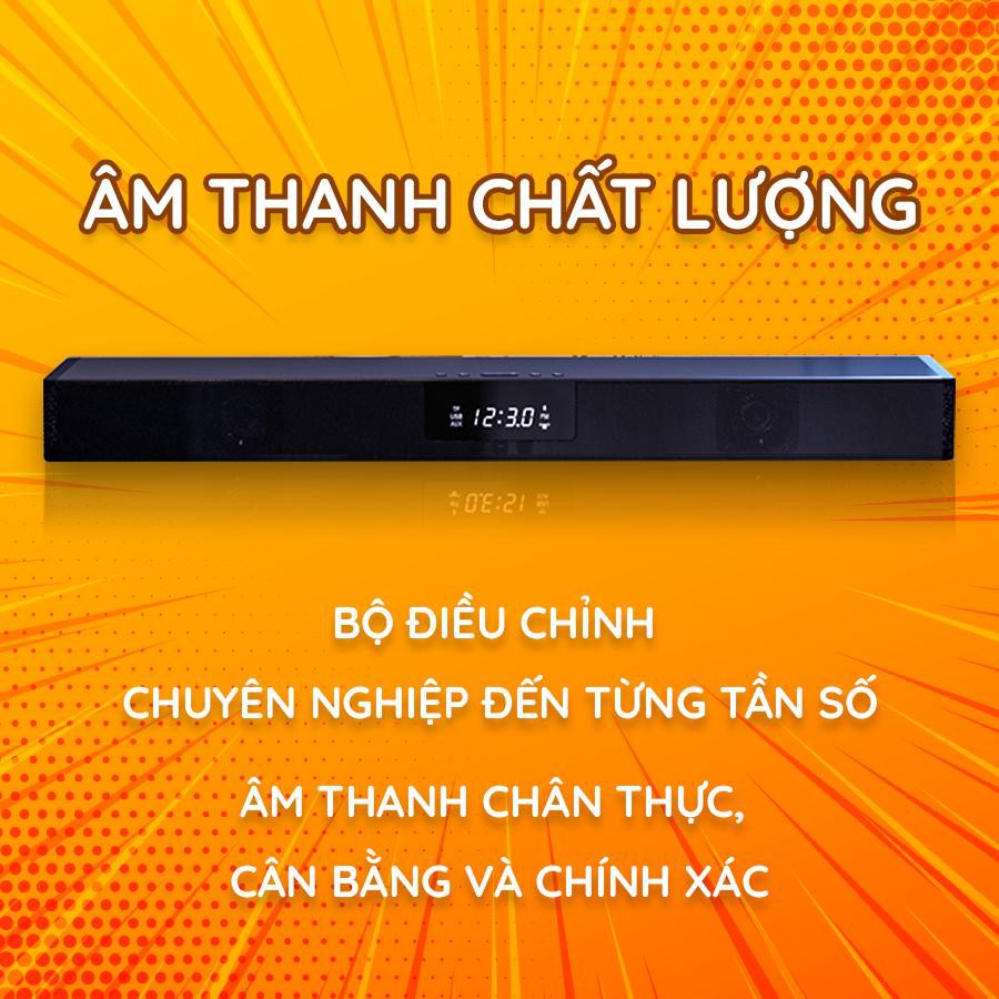 {Cực Chất] Loa Nghe Nhạc Máy Vi Tính Tivi Loa Thanh Soundbar Bluetooth Công Suất 20w SUPER BASS Âm Thanh Vòm 3D