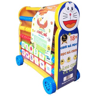 Đồ Chơi Bảng Chữ Và Số Đa Năng Doremon Hàng Việt Nam An Toàn Cho Bé
