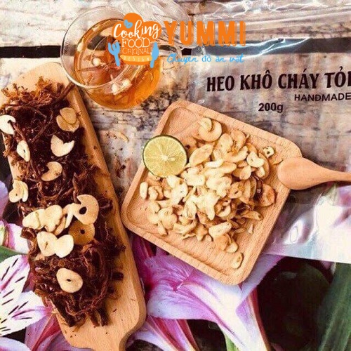 Khô heo cháy tỏi loại 1 thơm ngon đặc biệt chuẩn vị truyền thống 500G - Yummi store | BigBuy360 - bigbuy360.vn