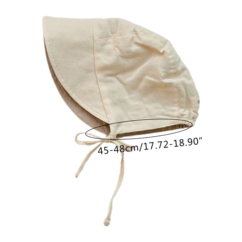 Mũ cotton mềm chống nắng thời trang mùa hè cho bé tùy chọn màu sắc