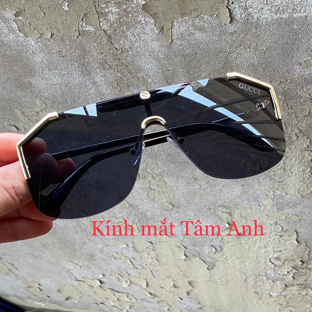 Kính mát thời trang nam nữ   mắt vuông chống UV400 chống bụi đi đường màu sắc thời trang