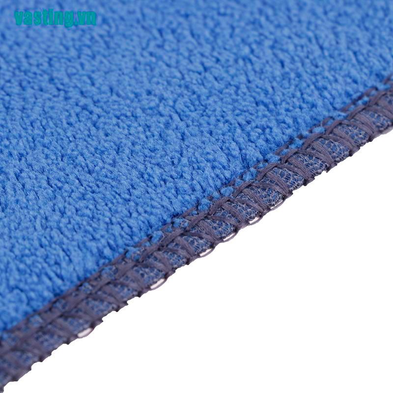 Khăn lau xe hơi vải nhung san hô mềm mại thấm hút nước tốt