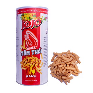 BÁNH SNACK JOJO TÔM THÁI LON 80G 5LON