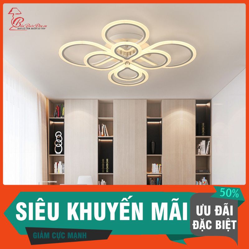 Đèn Led trang trí, đèn ốp trần, ĐÈN MÂM 2011/8 - 3 CĐ sáng + điều khiển tăng chỉnh ánh sáng