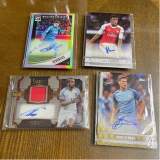 Thẻ chữ ký,mảnh áo cầu thủ bóng đá Topps,Panini