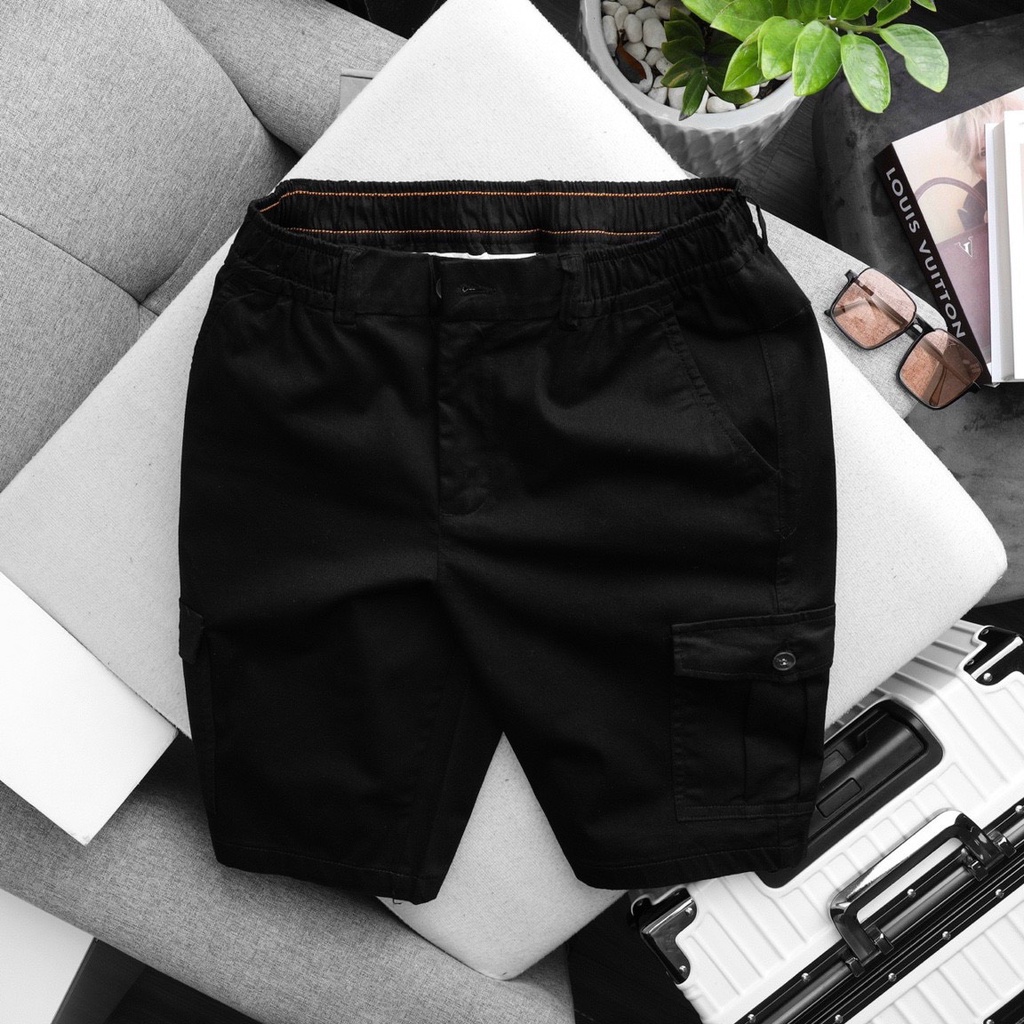 BIGSIZE - Quần short kaki nam túi hộp thời trang form bigsize 70kg - 130kg