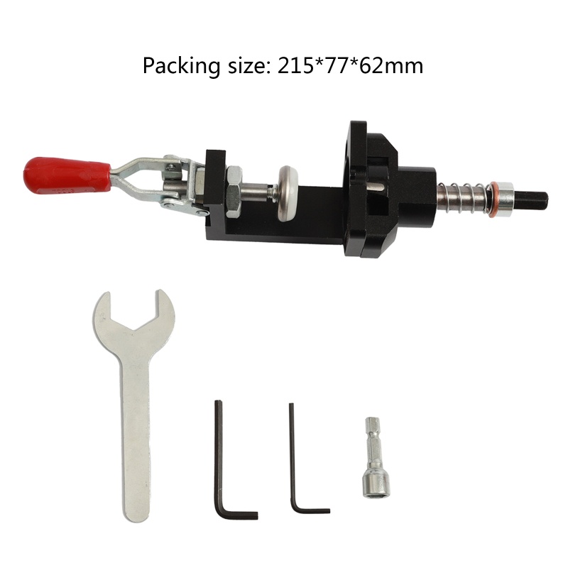 Dụng Cụ Định Vị Lỗ Bản Lề Hình Tròn Bằng Nhôm Chuyên Dụng Làm Mộc