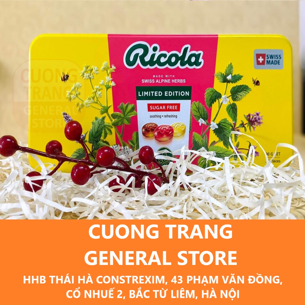 Hộp kẹo thảo mộc Ricola phiên bản giới hạn 100g