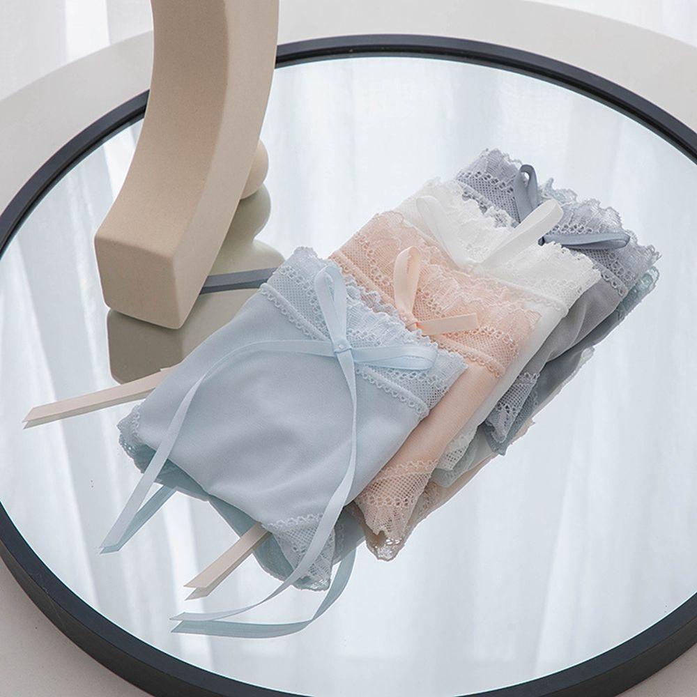 OCEANMAP Quần Lót Ren Thoáng Khí Màu Sắc Ngọt Ngào Cho Nữ