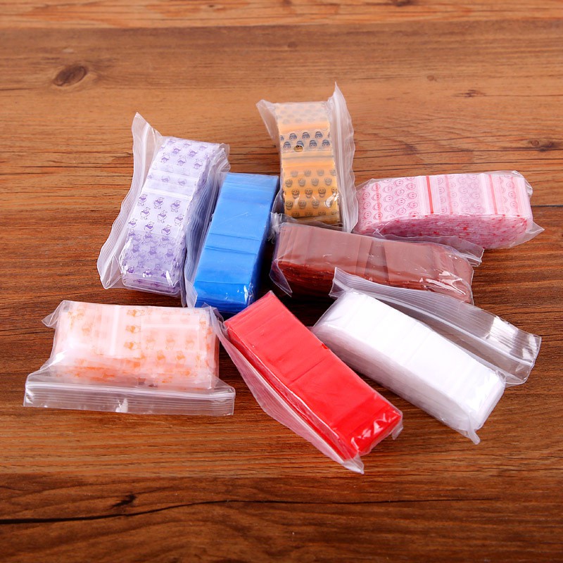 400pcs túi ziplock mini hoạt hình dễ thương