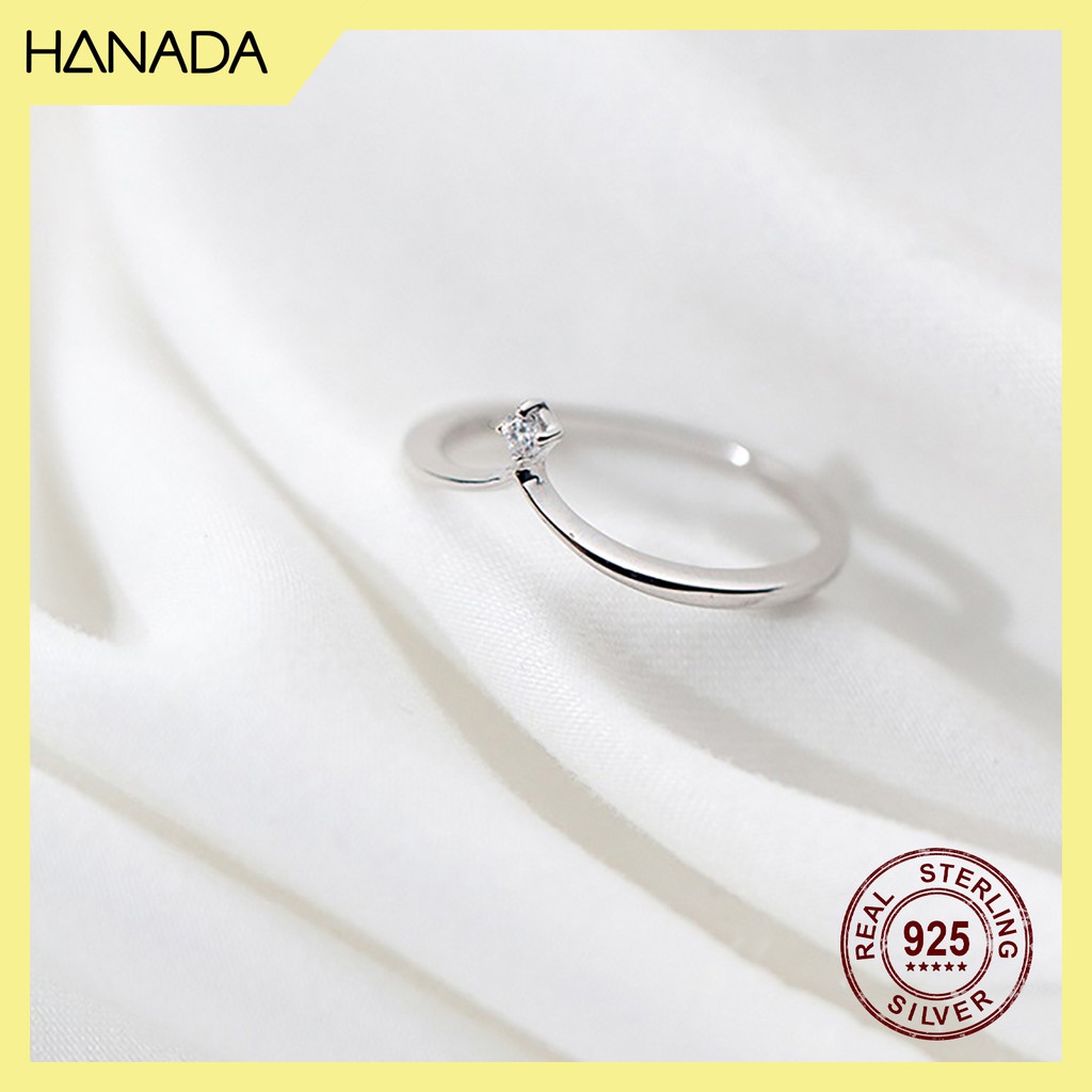 Nhẫn Bạc 925 Hanada Vương Miện Nhỏ 0042 P3
