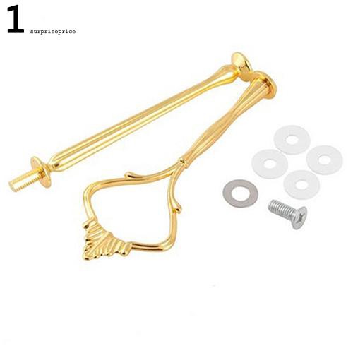 Bộ giá trục trưng bày bánh kem tiệc cưới dạng 2/3 tầng bằng kim loại