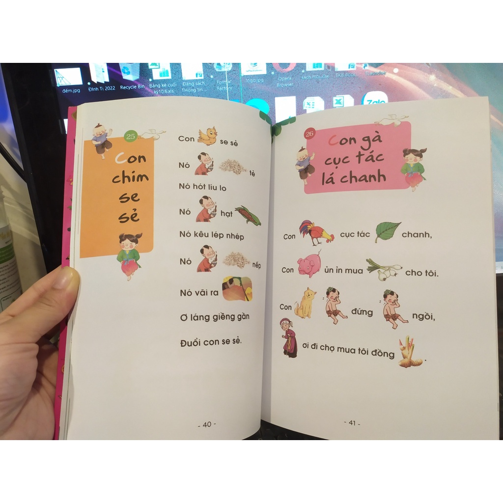 Sách - Đồng Dao Tư Duy Hình Ảnh Cho Bé Tập Nói Tập Đọc