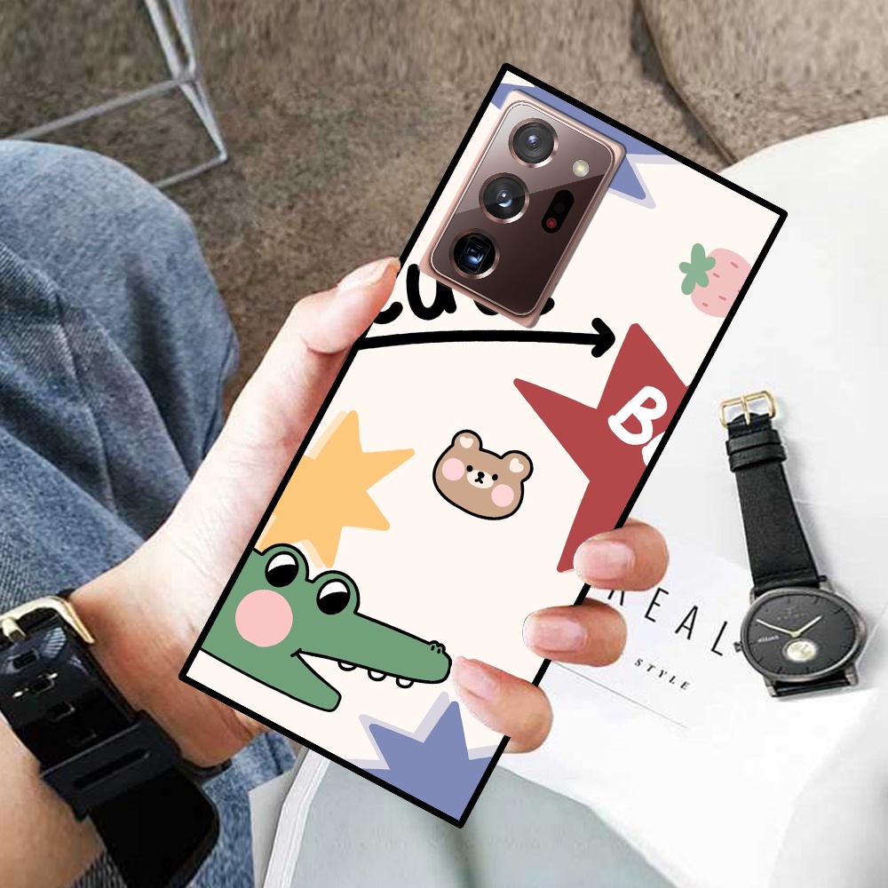 Ốp lưng Samsung Note 20 / Note 20 Ultra / Note 20 Ultra 5G  in hình cá mập, khủng long dễ thương, cute (T01 - T06)