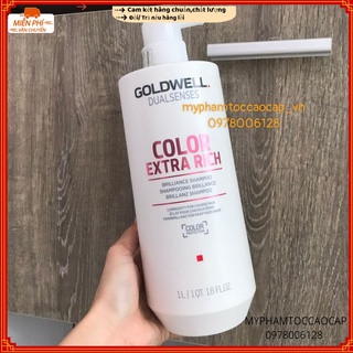 (Goldwell chính hãng) Dầu gội Siêu dưỡng màu Goldwell Dualsenses Color Extra Rich Shampoo 1000ml