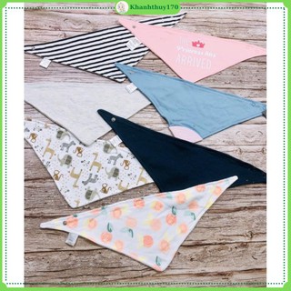 Set 3 cái yếm cổ có cúc cho bé hàng xuất dư