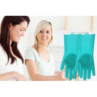 (Sản phẩm hot) Bao tay silicon chuyên dụng rửa chén bát