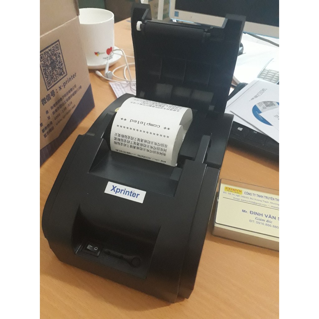 Máy in hóa đơn siêu thị XPRINTER XP58IIM/XP58IIH 58iih - Chính hãng Tặng 5 cuộn giấy | WebRaoVat - webraovat.net.vn