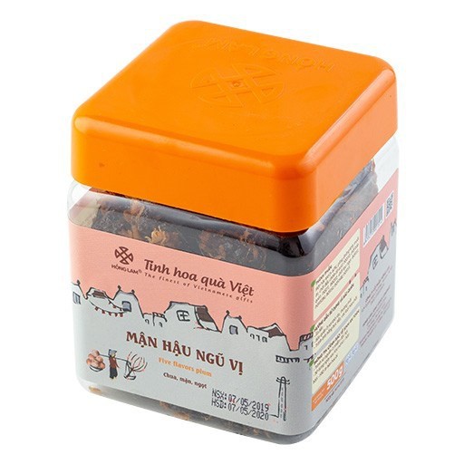 Ô Mai Mận Hậu Ngũ Vị Hồng lam - Vị Chua Cay Mặn Ngọt Gừng - Hộp (200g,300g,500g) | BigBuy360 - bigbuy360.vn