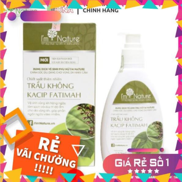 [XẢ KHO] [XẢ KHO] Dung Dịch Vệ Sinh Phụ Nữ Trầu Không I'm Nature 150ml Chính Hãng Công Ty