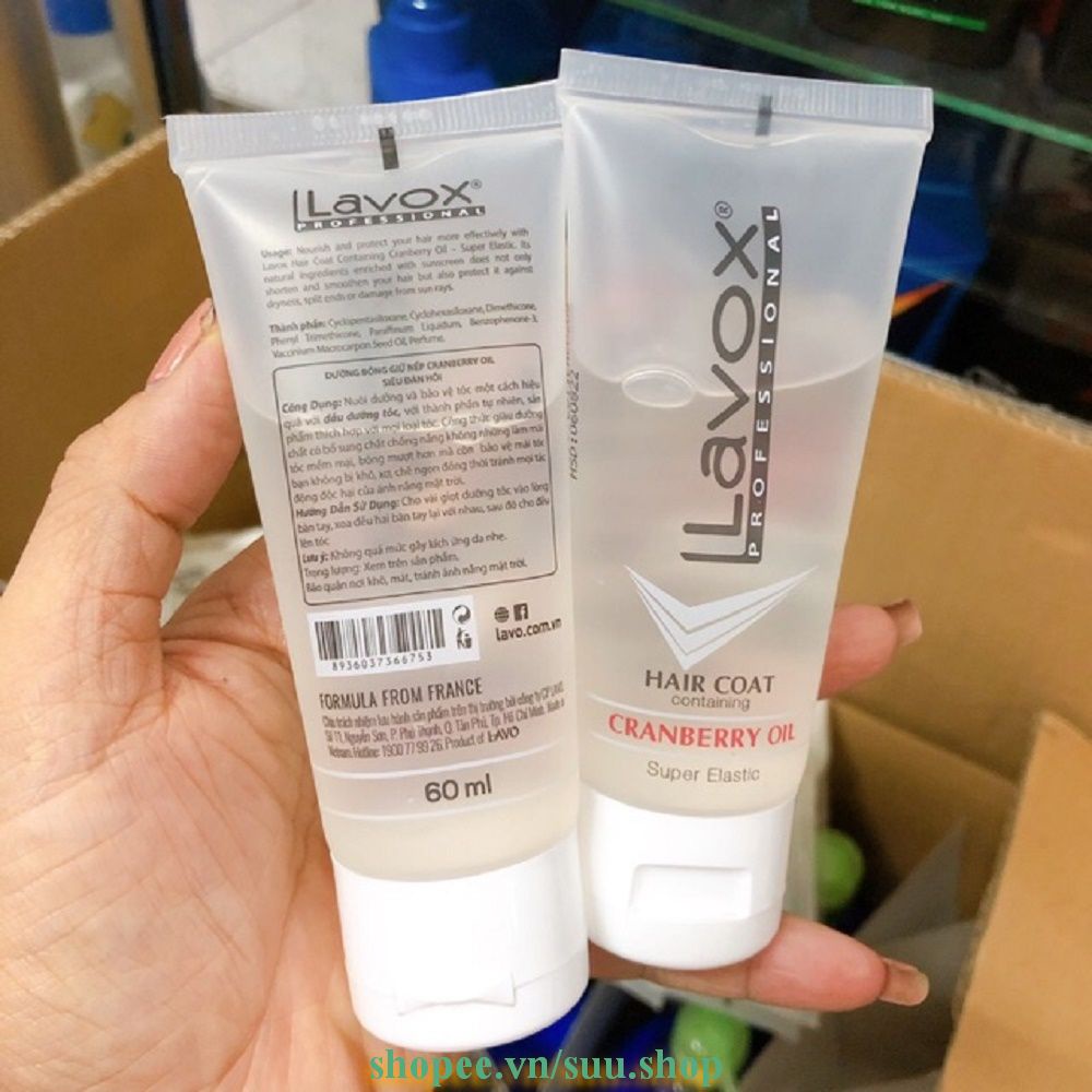 Dầu Dưỡng Làm Bóng Tóc 60ml Lavox Hair Coat suu.shop cam kết 100% chính hãng