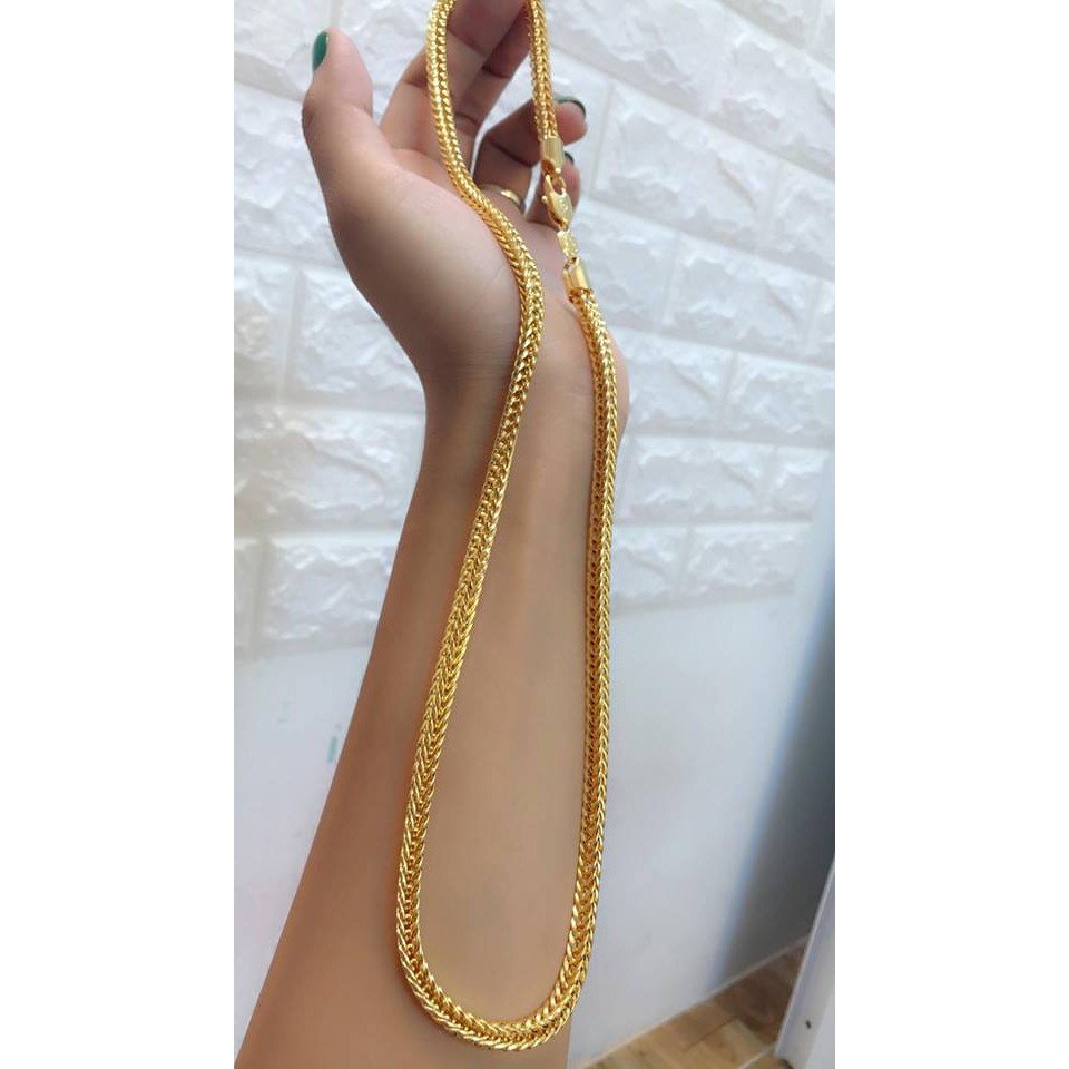 Dây chuyền mạ vàng 24k