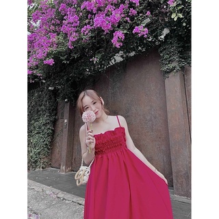 Đầm maxi đan dây đi biển