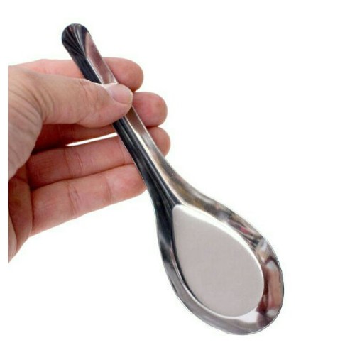 THÌA PHỞ INOX HOÀNG GIA DÀY CÁN DÀI LOẠI 1 - CÓ KHẮC CHỮ (SÉT 10 chiếc)