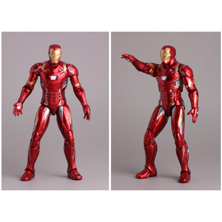 Mô hình Iron Man Mark 46 Captain America Civil War ZD Toys 17cm Avengers