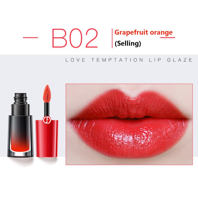 [Hàng mới về] Son kem màu lì không thấm nước lâu trôi không dính ly dưỡng ẩm lên màu nhanh