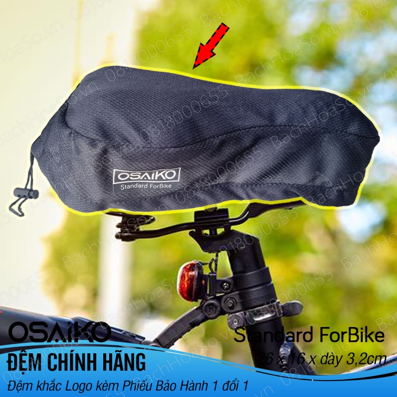 Đệm Lót Yên Xe Đạp Thiết Kế Tổ Ong 3D Siêu Thoáng, Siêu Êm OSAIKO