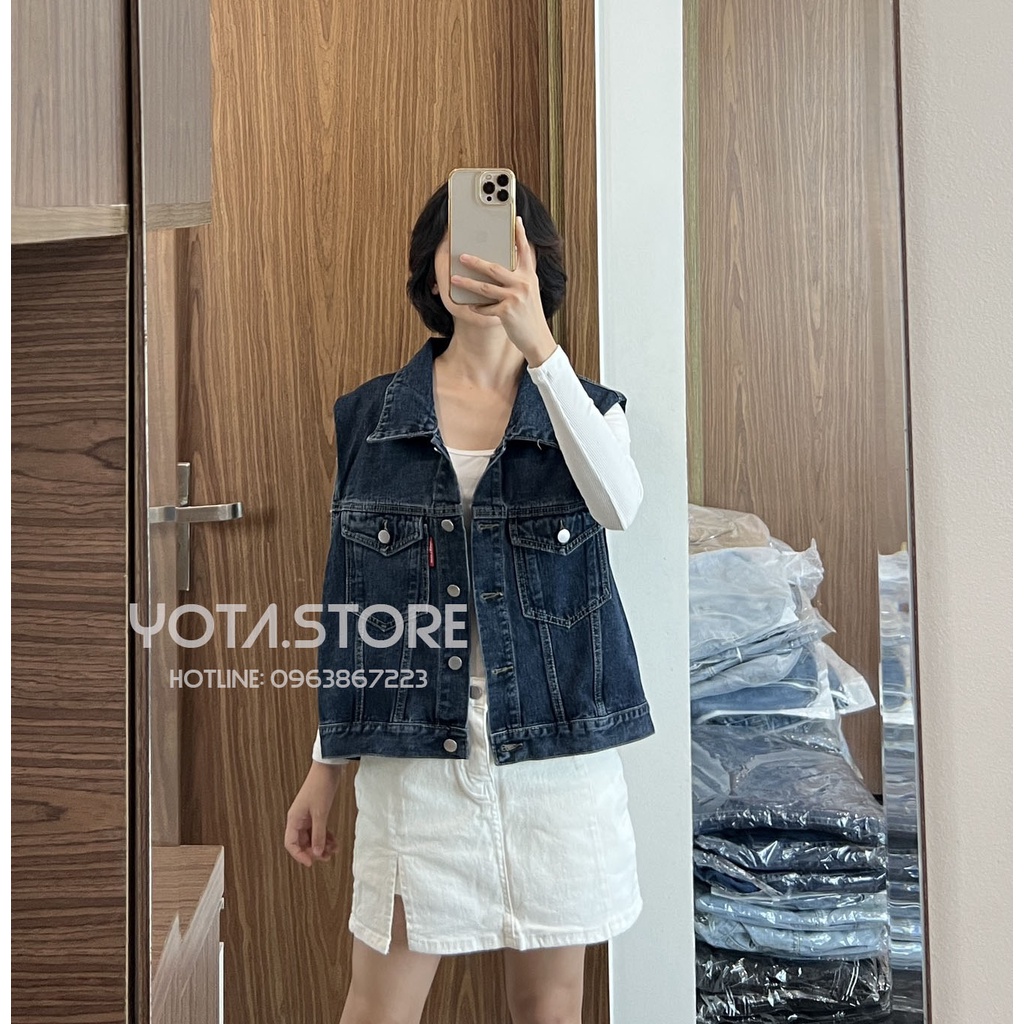 Áo khoác jeans gile - KB69