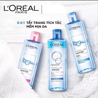 Nước Tẩy Trang Loreal - L'Oreal 3 In 1 Micellar 400ml