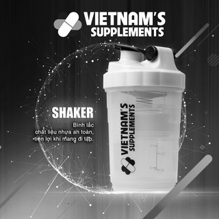 Bình lắc Shaker 3 ngăn tiện lợi