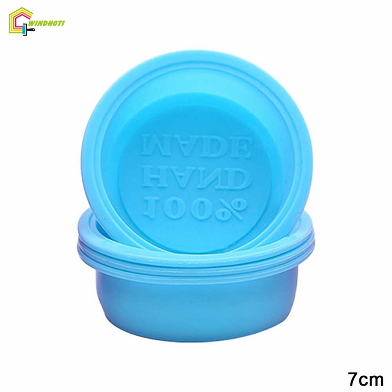 🎉TG 7cm Màu sắc ngẫu nhiên Bánh Silicone Hình dạng tròn Bếp nướng DIY tráng miệng làm khuôn