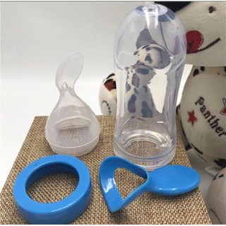 Bình thìa ăn dặm silicon 90ml siêu mềm cho bé