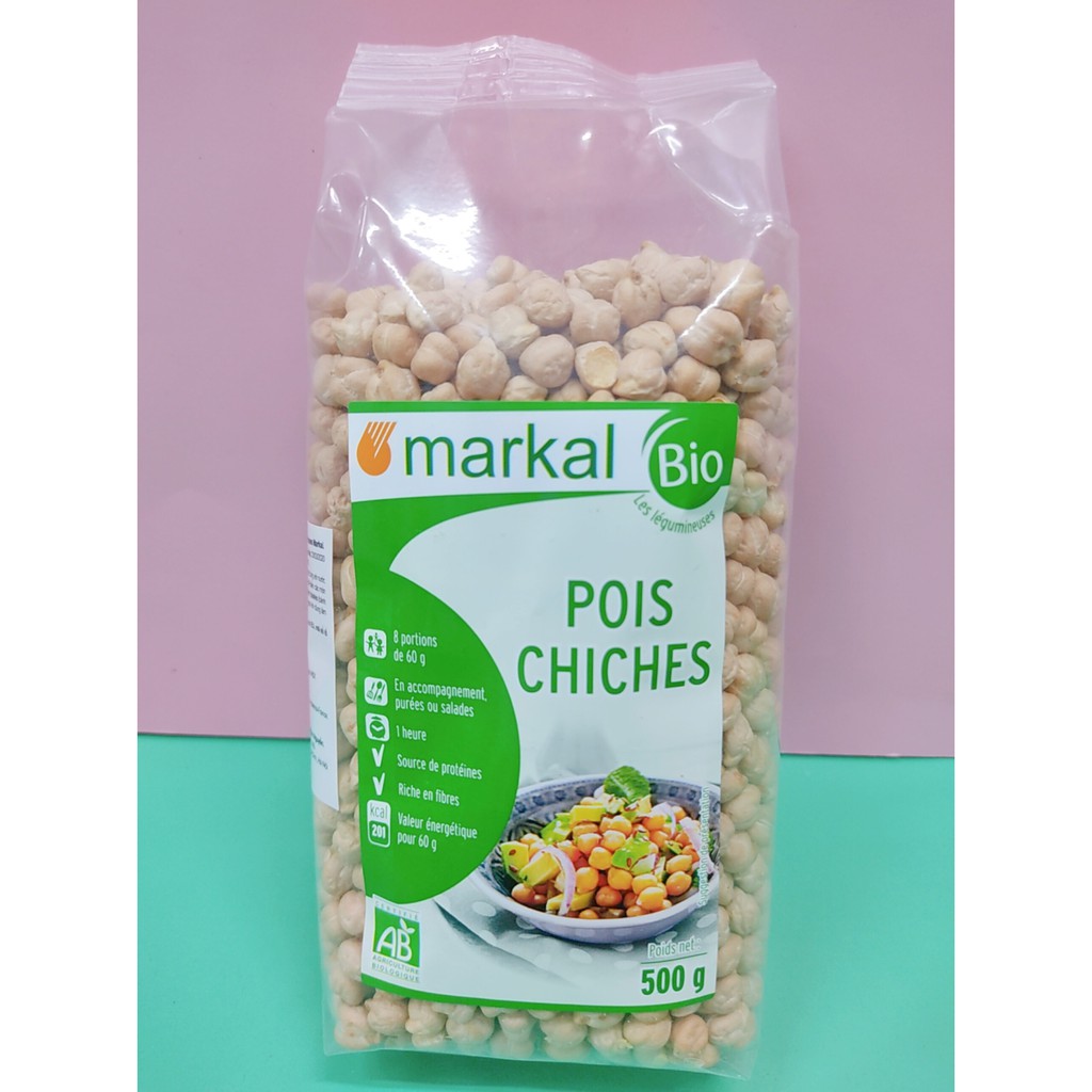 Hạt đậu gà hữu cơ Markal 500g - Pháp