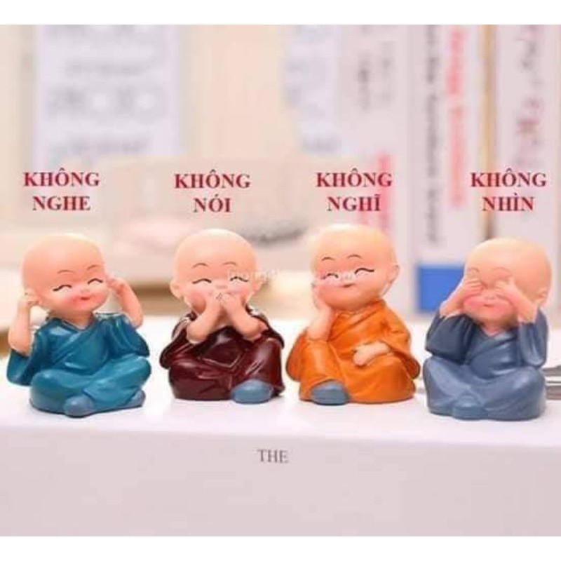 Bộ tượng tứ không - Tượng 4 chú tiểu