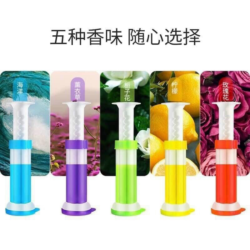 Gel khử mùi bồn cầu dạng thạch hình bông hoa với 6 mùi thơm