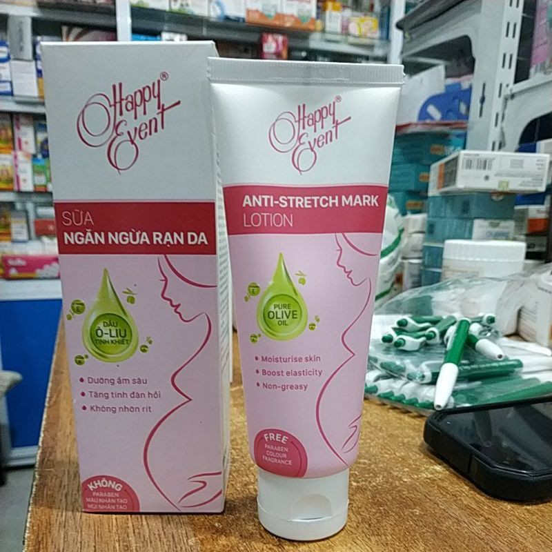 [Giảm Giá] - Kem Chống Rạn Da Happy Event Antenatal Massage Lotion -[Chính Hãng]