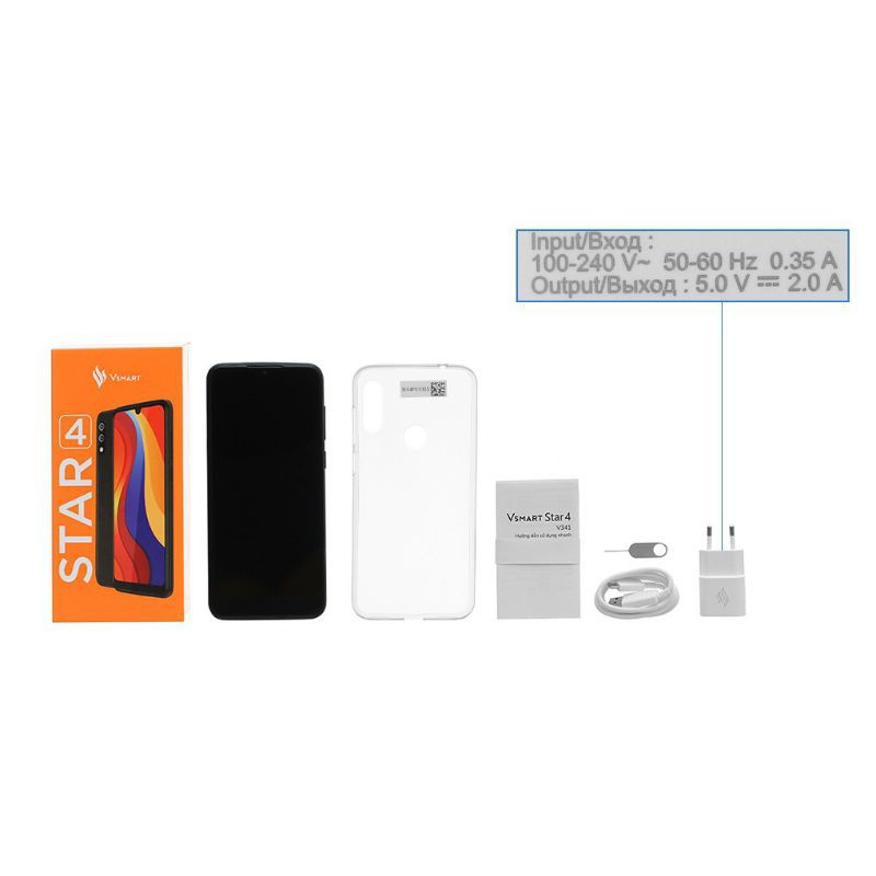 (4GB/64G) Điện thoại Vsmart star 4 Ram 4GB bộ nhớ 64Gb mới 100%, nguyên seal. Tặng kính cường lực.