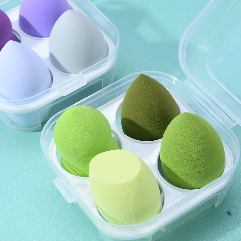 BEAUTY BLENDER (Hàng Mới Về) Mút Trang Điểm Hình Trứng Mềm Mại Có Thể Sử Dụng Cho Các Mỹ Phẩm Dạng Ướt Và Khô