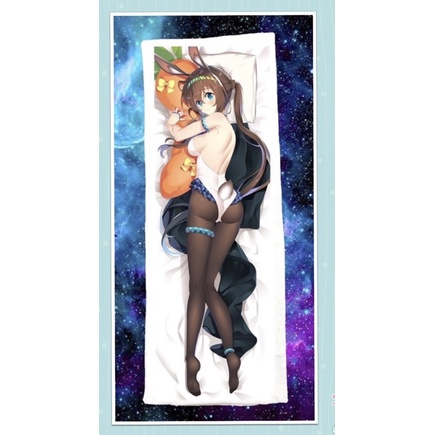 gối ôm dài Amiya anime Arknight 40x1m/ Gối dakimakura