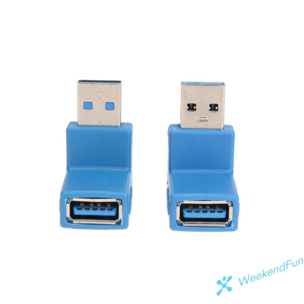 Đầu Chuyển Đổi Usb 3.0 Đầu Đực Sang Đầu Cái L 90 Độ | BigBuy360 - bigbuy360.vn