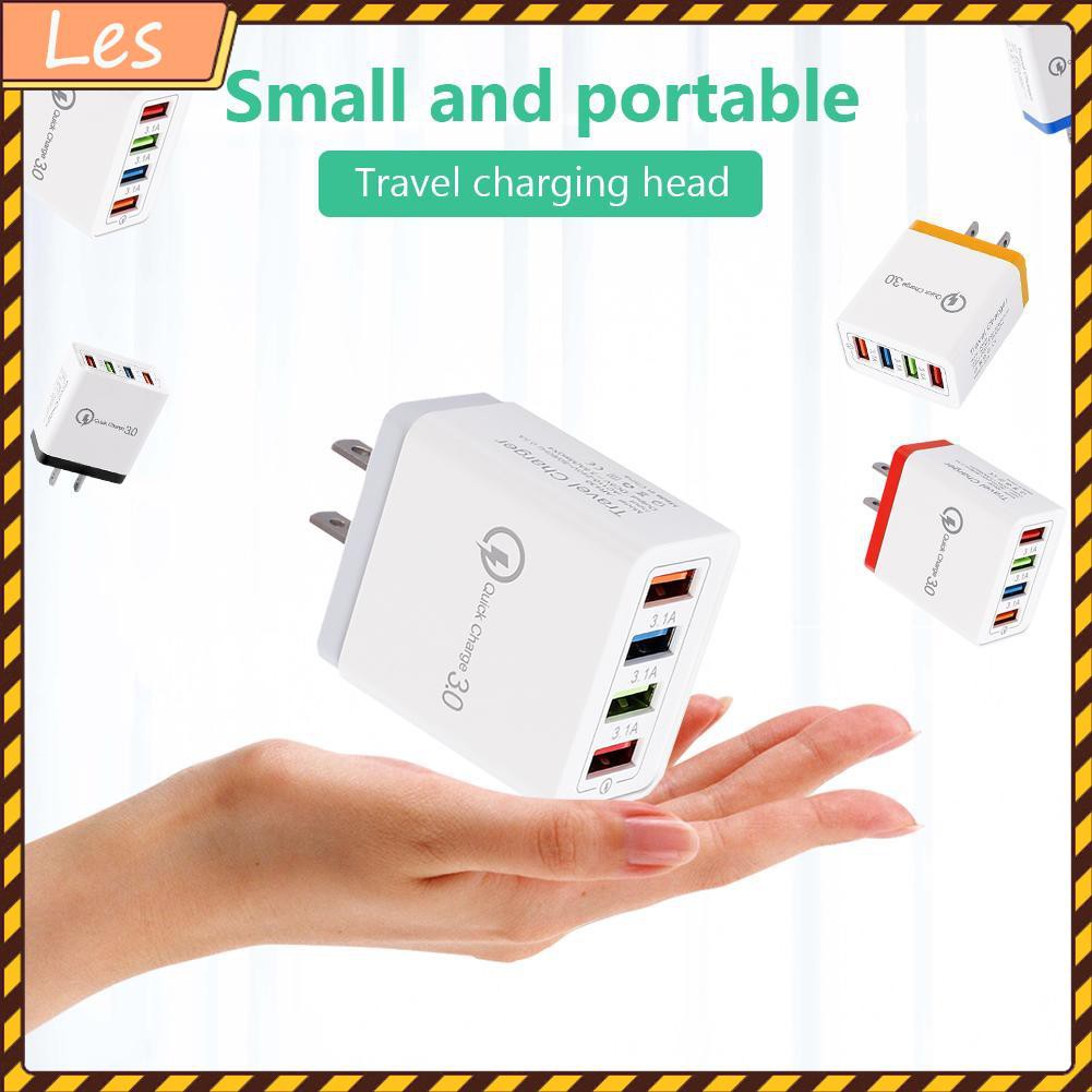 Củ Sạc Nhanh Với 4 Cổng Usb