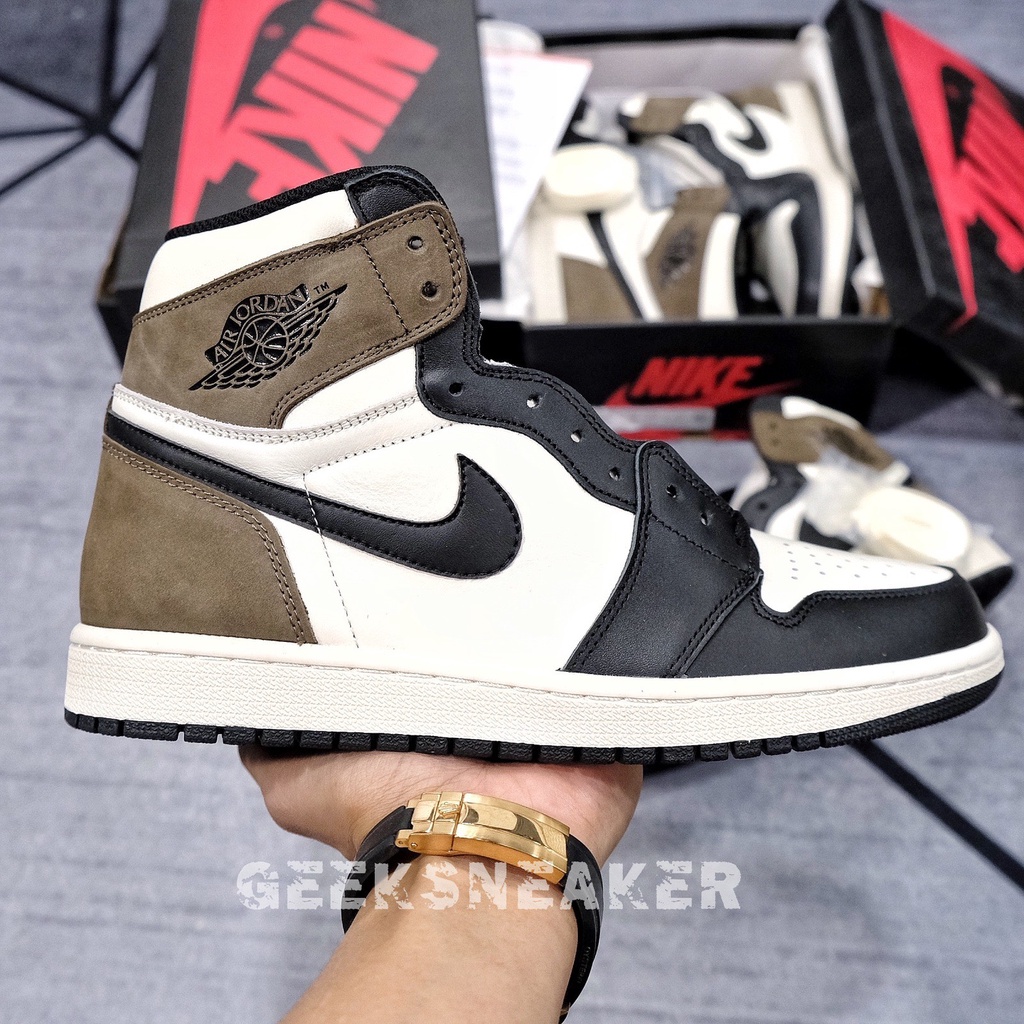 Nguyên Bản - SC | Giày Nike Air Jordan 1 High Dark Mocha