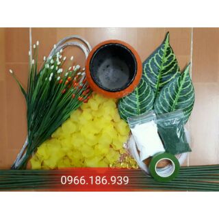 Combo nguyên liệu hoa pha lê