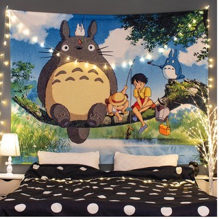 Có sẵn - Tranh vải treo tường hình Totoro đáng yêu